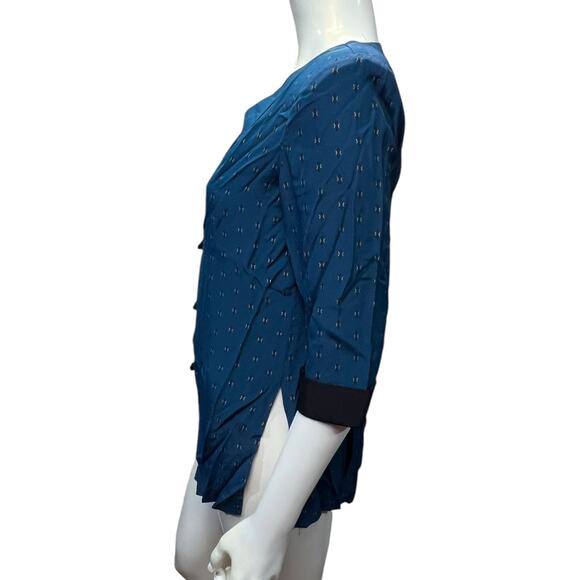 Reina Industries 90s Green and Black Blazer Jacket Size 8P, Excellent Condition - Picture 2 of 8